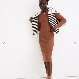 Madewell Long-Sleeve Pocket Tee Dress